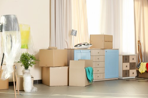 Gallowscorner storage space used for organized household items