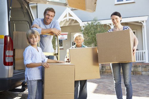 Furniture protection during flat removals in Gallowscorner