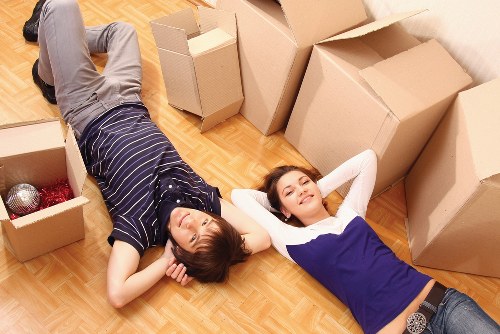 IT equipment prepared for office relocation